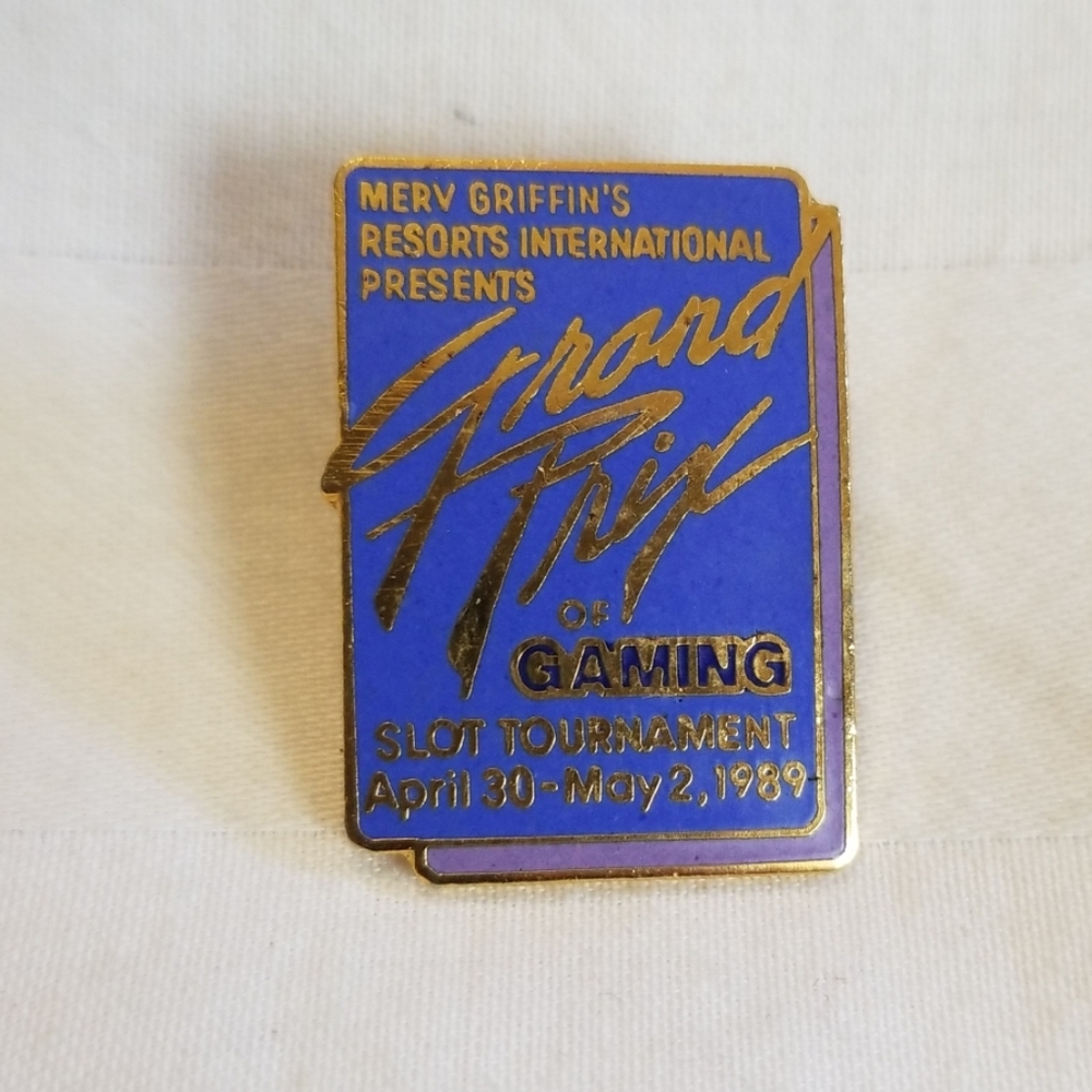 1989 Merv Griffin Resort Grand Prix Gaming Pin